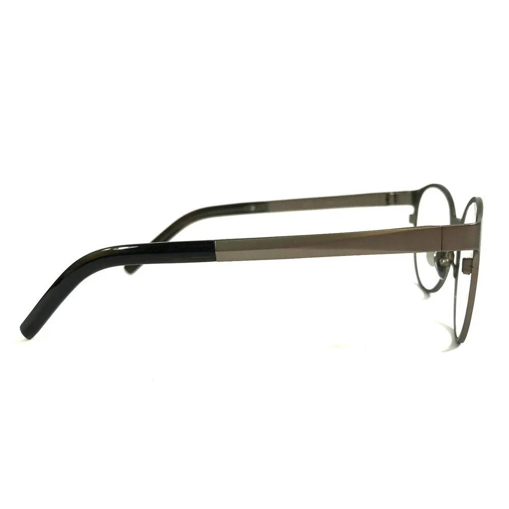 Tom Davies Eyeglasses Frames TD708 Col. 2068 Matte Dark Gray Ruthenium 50-19-140
